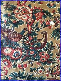 Rare Early 19th C. French or English Conversational Printed Chintz (2814)