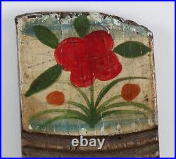 Rare Early 19th Century AMERICAN Primitive Carved Wood & Painted WASH BOARD