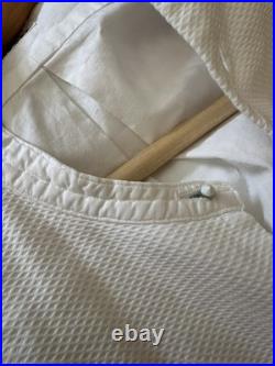 Rare Early 20th Century Antique Index Cotton Luxury Formal white Bib Shirt 15