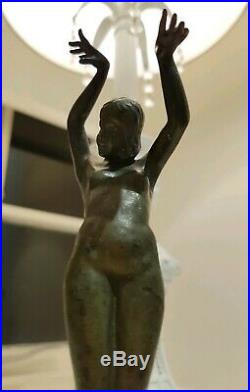Rare Early 20th Century Bronze Art Deco Dancer Sculpture Austrian Stefan Dakon