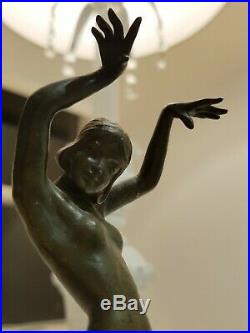 Rare Early 20th Century Bronze Art Deco Dancer Sculpture Austrian Stefan Dakon