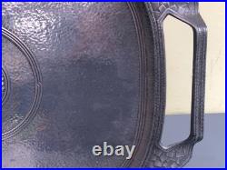 Rare Early 20th Century Hutton Of Sheffield Pewter Hammered Arts & Crafts Tray
