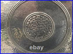 Rare Early 20th Century Hutton Of Sheffield Pewter Hammered Arts & Crafts Tray