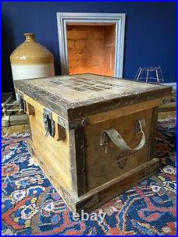 Rare Early 20th Century Oxford University Wooden Mountaineering Expedition Crate