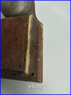 Rare Early 20th Century Wooden Electric Bell Antique Architectural Salvage