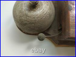 Rare Early 20th Century Wooden Electric Bell Antique Architectural Salvage