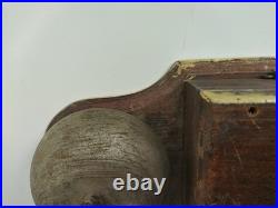 Rare Early 20th Century Wooden Electric Bell Antique Architectural Salvage
