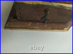 Rare Early 20th Century Wooden Electric Bell Antique Architectural Salvage