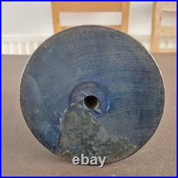 Rare Early 20thc Arts And Crafts Painted Sycamore Lamp Yardley School Signed