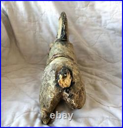 Rare Early Americana Antique 1800' Carved Painted Wooden Horse To Be Restored