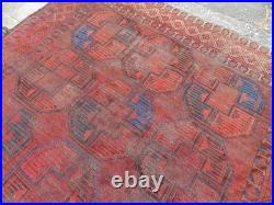 Rare & Early Antique Afghan Ersari Main Carpet Rug. 282cm X 214cm