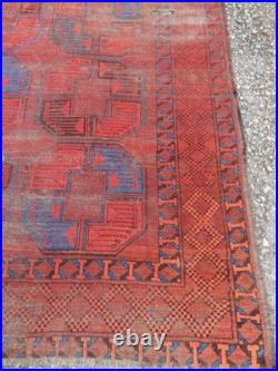 Rare & Early Antique Afghan Ersari Main Carpet Rug. 282cm X 214cm