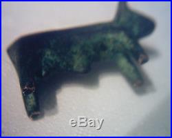 Rare Early Antique Celtic / Roman Bronze Bull / Cow