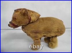 Rare Early Antique German Clockwork Dancing Walking Mohair Bear possibly Schuco