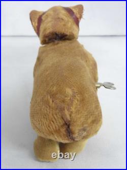 Rare Early Antique German Clockwork Dancing Walking Mohair Bear possibly Schuco