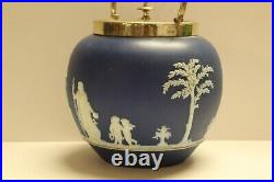 Rare Early Antique Marked Wedgwood Fine Biscuit Barrel