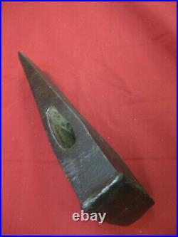 Rare Early Antique Mortising Post Hole Axe Stamped Johnson & Price Co