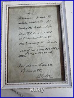 Rare Early Antique Silver Bodkin / Hair Piece With Letter