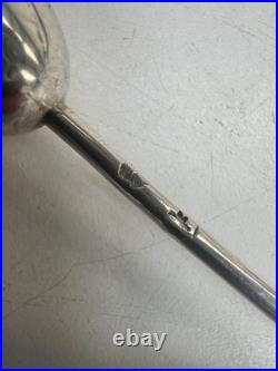 Rare Early Antique Silver Bodkin / Hair Piece With Letter