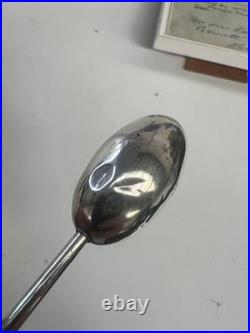 Rare Early Antique Silver Bodkin / Hair Piece With Letter