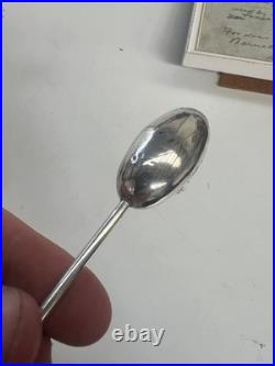 Rare Early Antique Silver Bodkin / Hair Piece With Letter