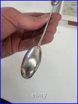 Rare Early Antique Silver Bodkin / Hair Piece With Letter