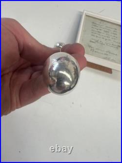 Rare Early Antique Silver Bodkin / Hair Piece With Letter