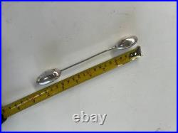 Rare Early Antique Silver Bodkin / Hair Piece With Letter Rare Early Antique Silver Bodkin / Hair Piece With Letter