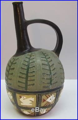 Rare Early Austrian Art Nouveau Pottery Vase EDUARD STELLMACHER c. 1890 antique
