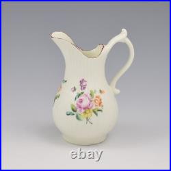 Rare Early Derby Porcelain Fluted Baluster Cream Milk Jug c. 1760 Antique