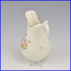 Rare Early Derby Porcelain Fluted Baluster Cream Milk Jug c. 1760 Antique