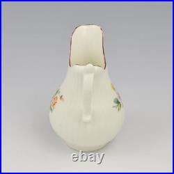 Rare Early Derby Porcelain Fluted Baluster Cream Milk Jug c. 1760 Antique