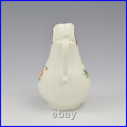 Rare Early Derby Porcelain Fluted Baluster Cream Milk Jug c. 1760 Antique