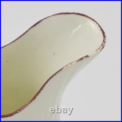 Rare Early Derby Porcelain Fluted Baluster Cream Milk Jug c. 1760 Antique