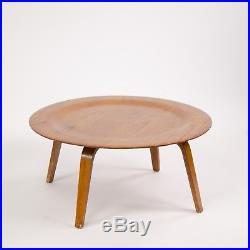 Rare Early Eames Herman Miller Evans Ash 1940's CTW Coffee Table Mid Century