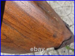 Rare Early Elm Plough Stock c1700 Primitive Sculptural Treen Antique Farming