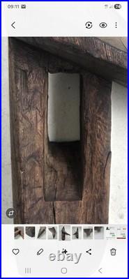 Rare Early Elm Plough Stock c1700 Primitive Sculptural Treen Antique Farming
