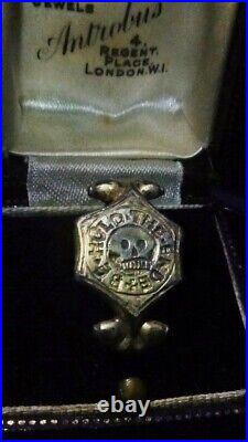 Rare Early English 17th Century Post Medieval Memento Mori Ring. Circa 1620