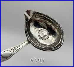 Rare Early Georgian Toddy Ladle c1740, Silver Coin Bowl & Stunning Baleen Handle