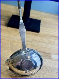 Rare Early Georgian Toddy Ladle c1740, Silver Coin Bowl & Stunning Baleen Handle