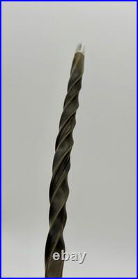 Rare Early Georgian Toddy Ladle c1740, Silver Coin Bowl & Stunning Baleen Handle