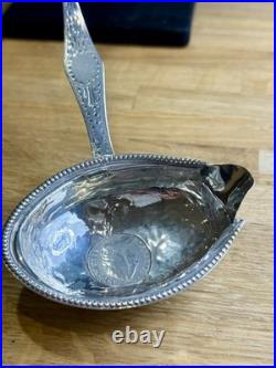Rare Early Georgian Toddy Ladle c1740, Silver Coin Bowl & Stunning Baleen Handle