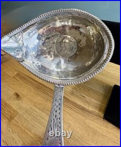 Rare Early Georgian Toddy Ladle c1740, Silver Coin Bowl & Stunning Baleen Handle