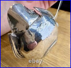 Rare Early Georgian Toddy Ladle c1740, Silver Coin Bowl & Stunning Baleen Handle