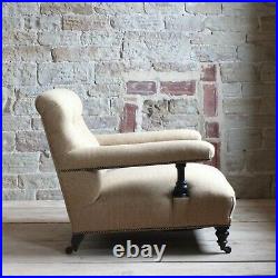 Rare Early Howard & Son's Open Arm Chair