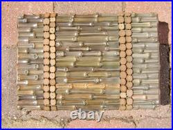 Rare Early Large Bamboo Cigar/jewellery/document Box Fab Interior