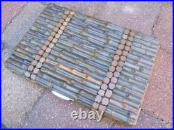 Rare Early Large Bamboo Cigar/jewellery/document Box Fab Interior
