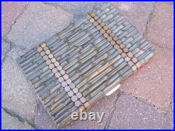 Rare Early Large Bamboo Cigar/jewellery/document Box Fab Interior