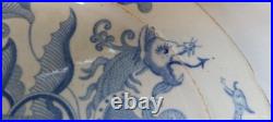 Rare Early Mason's Chinoiserie Dragon Plate 1815-1830