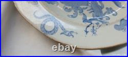 Rare Early Mason's Chinoiserie Dragon Plate 1815-1830